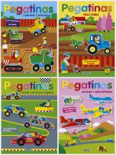 JUGAMOS Y CONSTRUIMOS CON PEGATINAS DE VINILO (4 T
