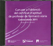 Curs per a l'obtenció del certificat d'aptitud de professor de formació viària