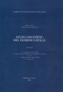 ATLES LINGÜÍSTIC DEL DOMINI CATALÀ. VOLUM III