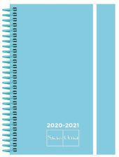 AGENDA ESCOLAR A5 S/P PP PASTEL AZUL