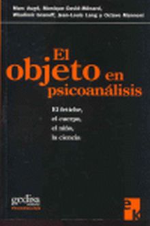 El objeto en psicoanálisis