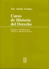 CURSO DE HISTORIA DEL DERECHO 4ª ED ED. 2012