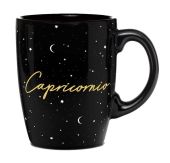 TAZA MUG HOROSCOPO NEGRO CAPRICORNIO