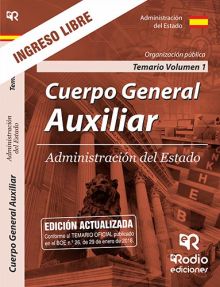 TEMARIO I CUERPO GENERAL AUXILIAR ADMINISTRACION E