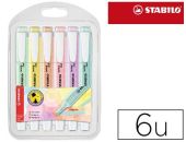 ESTUCHE 6 STABILO SWING COOL PASTEL ESTUCHE (6 UNIDADES)