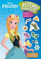 VISTEME CON PEGATINAS FROZEN