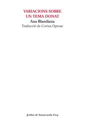 VARIACIONS SOBRE UN TEMA DONAT