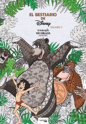 Arteterapia. El Bestiario de Disney-volumen 2