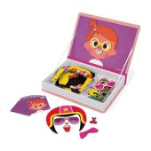MAGNETI'BOOK CRAZY FACES JUGUETE EDUCATIVO, NIÑAS (J02717)