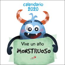 CALENDARIO PARED VIVE UN AÑO MONSTRUOSO 2020