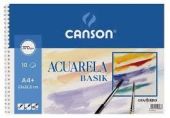 BLOCK APAISADO  A4 ESPIRAL ACUARELA PAPEL RUGOSO 370 GRMS GUARRO - CANSON
