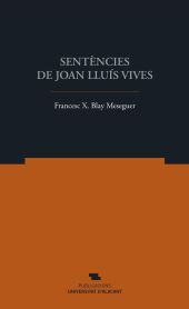 SENTÈNCIES DE JOAN LLUÍS VIVES