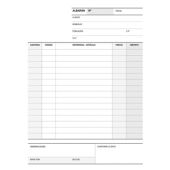 TALONARIO ALBARAN 4º NATURAL DUPLICADO A-120 CUARTO / A5 APLI