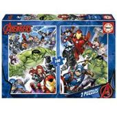 PUZZLE 2X100 AVENGERS EDUCA