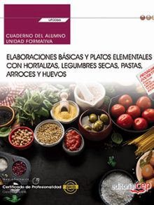 Cuaderno del alumno. Elaboraciones básicas y platos elementales con hortalizas, 