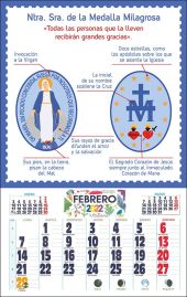 Calendario Medalla Milagrosa 2023