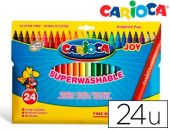24 ROTULADORES CARIOCA  JOY COLORES SUPERWASHABLE