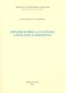 ESTUDIS SOBRE LA CULTURA CATALANA A SARDENYA