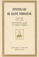 Epistolari de Jacint Verdaguer, VIII