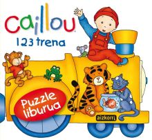 CAILLOU. 123 TRENA. PUZZLE LIBURUA