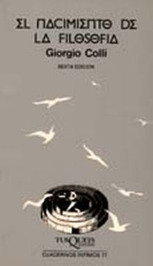 El nacimiento de la filosofía