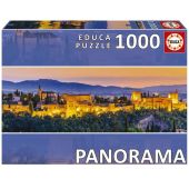 PUZZLE 1000 ALHAMBRA GRANADA PANORA EDUCA