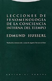 LECCIONES DE FENOMENOLOGIA DE AL CONCIENCIA INTERN