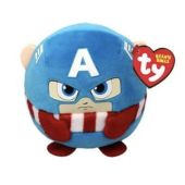 TY-42562 B.BALLS CAPTAIN AMERICA 10CM