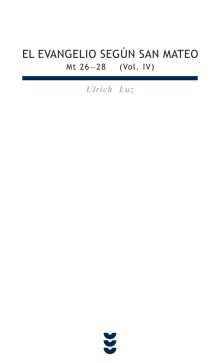 EL EVANGELIO SEGÚN SAN MATEO IV