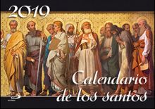 CALENDARIO DE LOS SANTOS 2019
