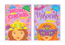 DECORO MIS (CORONAS / MASCARAS) CON PEGATINAS BRIL