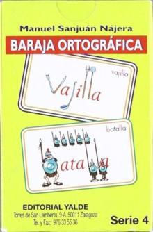 BARAJA ORTOGRAFICA, SERIE 4