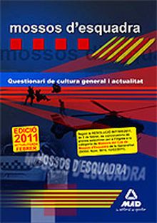 MOSSOS D`ESQUADRA. QÜESTIONARI DE CULTURA GENERAL 