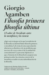 FILOSOFÍA PRIMERA FILOSOFÍA ÚLTIMA