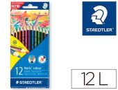 12 LAPICES COLOR HEXAGONAL NORIS STAEDTLER