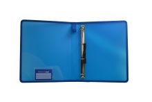 CARPETA 4 ANILLAS 25MM RIBETE TELA COLORLINE OFFICE BOX