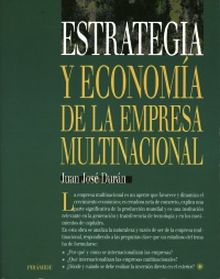 Estrategia y economía de la empresa multinacional