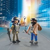 DUOPACK POLICÍA CON LADRÓN PLAYMOBIL