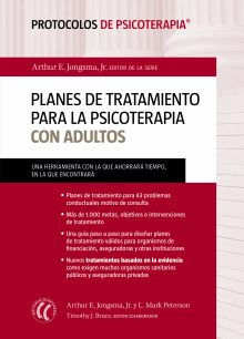 PLANES DE TRATAMIENTO PARA LA PSICOTERAPIA CON ADU