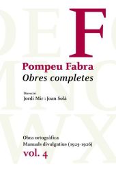 Obres completes de Pompeu Fabra, 4