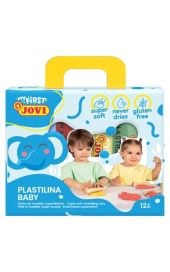 PLASTILINA BABY ESTUCHE 4 PASTILLAS 38 G COLORES SURTIDOS