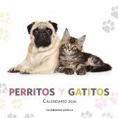 Calendario Perritos y gatitos 2026