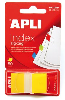 INDICE BANDERITAS AMARILLO INDEX APLI