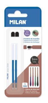 (2) BLISTER RECAMBIOS Y PUNTEROS STYLUS MILAN