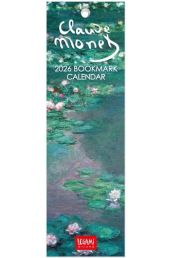 BOOKMARK CALENDAR - 2026 BOOKMARK CALENDAR - CLAUDE MONET - 5.5X18 - LEGAMI