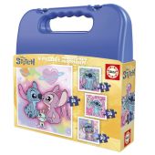 PUZZLE MALETA PROGRESIVOS STITCH FS EDUCA