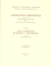 Catalunya carolingia. Volum 4 (Obra completa) [3 volums]