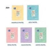 LIBRETA GRAPADA OXFORD EASYBK PASTEL A4 48H 4X4M TP