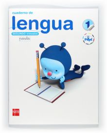 Tablet: Cuaderno de lengua, Pauta. 1 Primaria, 2 Trimestre. ConECE100ta con Pupi
