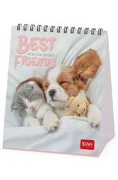 DESK CALENDAR - 2026 DESK CALENDAR - BEST FRIENDS - 12X14,5 - ANIMALS LEGAMI
